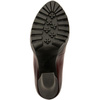 Maciejka Leather Platform Pumps Burgundy 02629-23-00-1