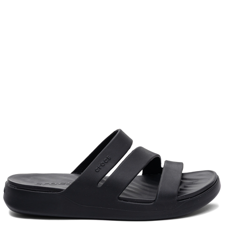Crocs Getaway Triple Strap Slide Klapki Damskie Czarne 209587-001