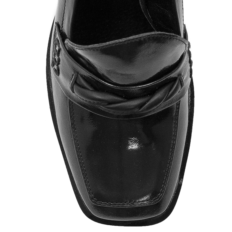 Maciejka Women's Patent Leather Heeled Shoes Black 05672-01/00-1