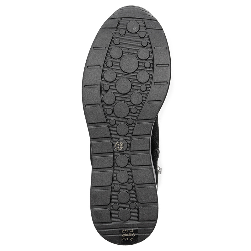 Botki Filippo DBT1504-21 BK skórzane Black Czarne