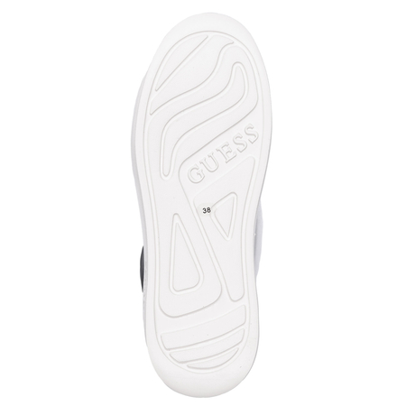 Guess Skórzane Sneakersy Na Platformie Czarny FLPVIBSUE12-BLACK