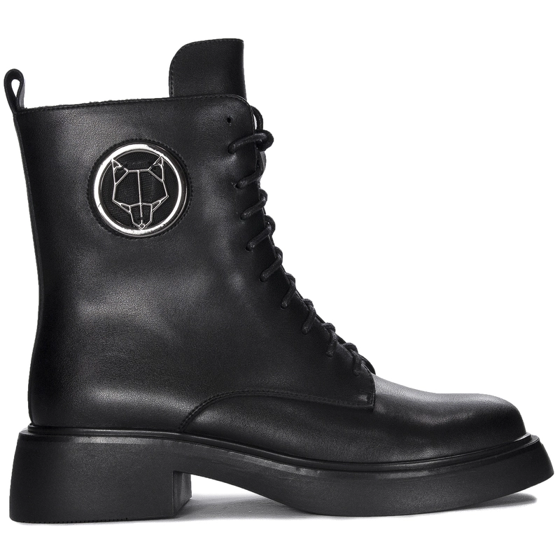 Filippo Black Women's Leather Warmed Boots