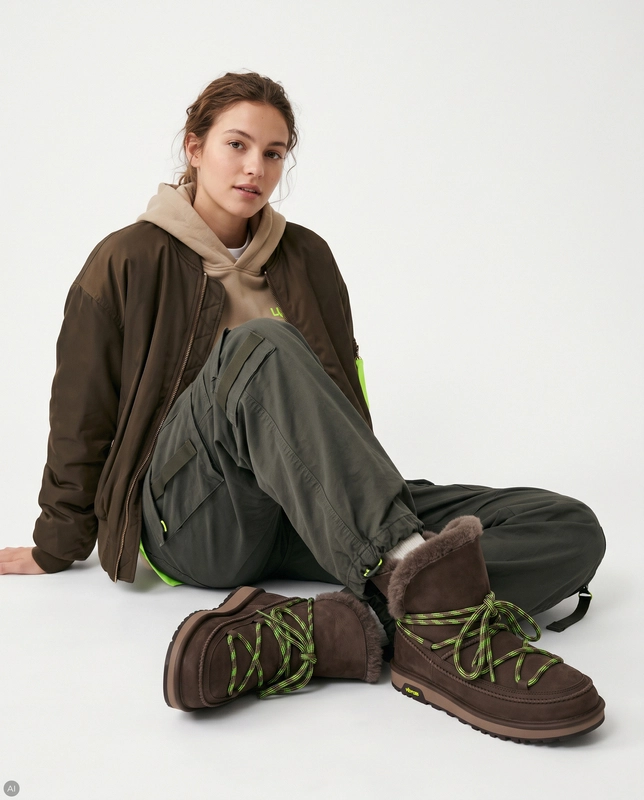 UGG W Classic Tread Boot Dusted Cocoa 1180394-DDC