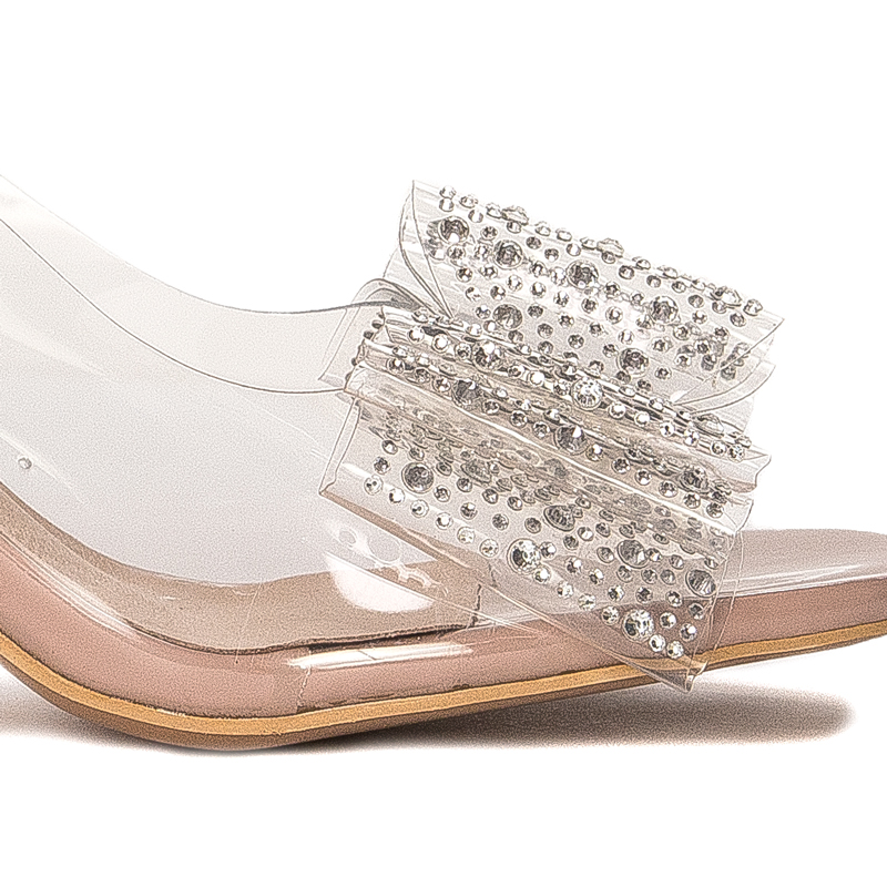D&A Women's high-heeled sandals Pink
