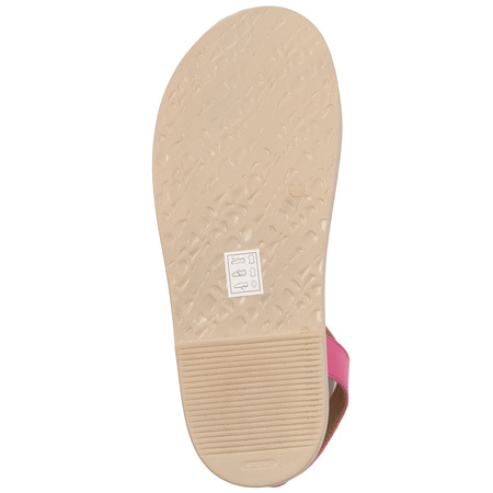 Maciejka Women's Leather Sandals Fuchsia
