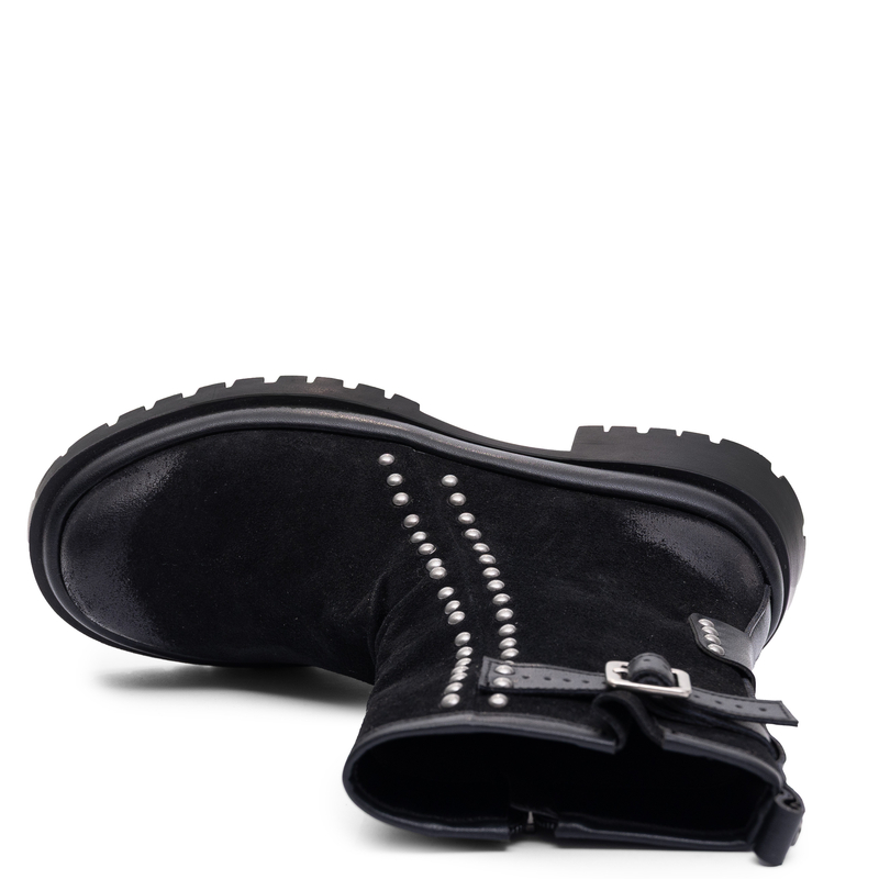 Maciejka Women's Leather Ankle Boots with Zipper Black K7727-01/00-7