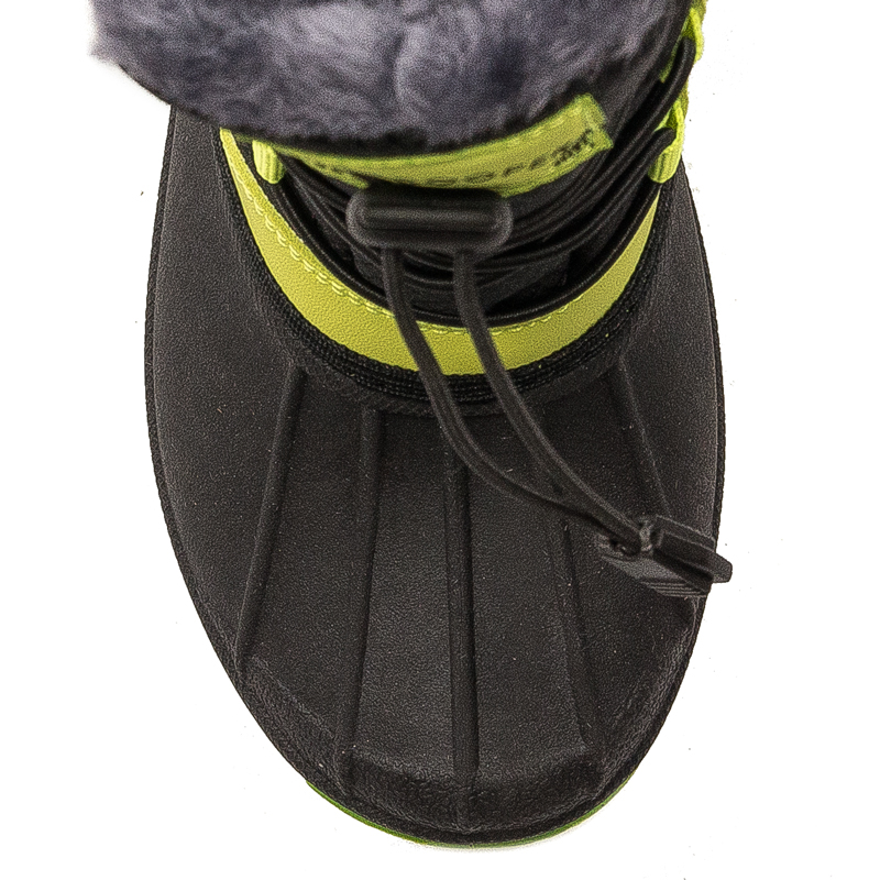 Lee Cooper Śniegowce buty zimowe dziecięce chłopięce Black czarne