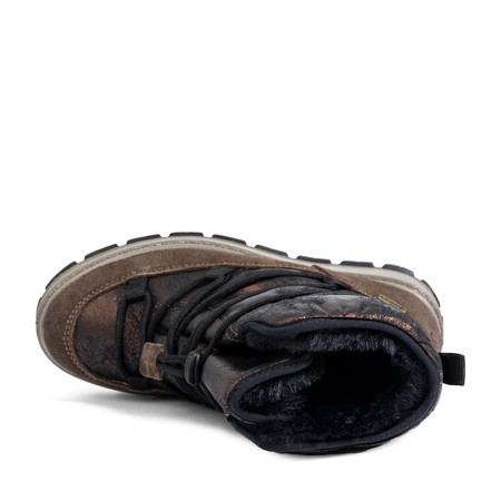 Primigi Insulated Girls’ Boots With Elastic Laces Brown-Gold 8879822