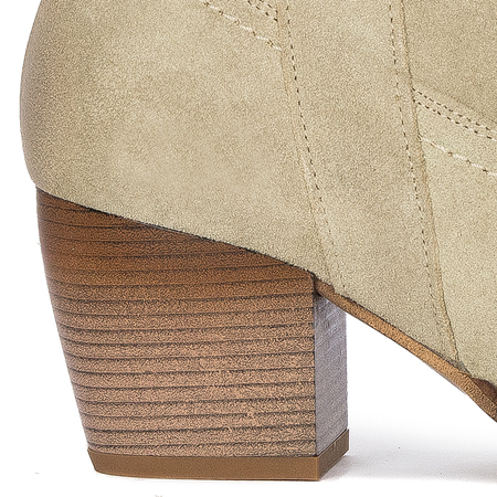 Maciejka pistachio velor Women's Boots