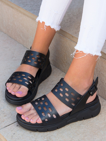 Marco Tozzi Black Women's Sandals