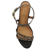 Maciejka Women's High Heel Leather Sandals Black