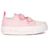 Big Star Children's sneakers for girls with Velcro Pink