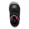 GEOX Children's Girls' insulated Velcro boots Black/Fuchsia