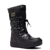 Tommy Hilfiger Puffer Snow Boots Zipper And Lacing Black T3A6-34053-BLACK