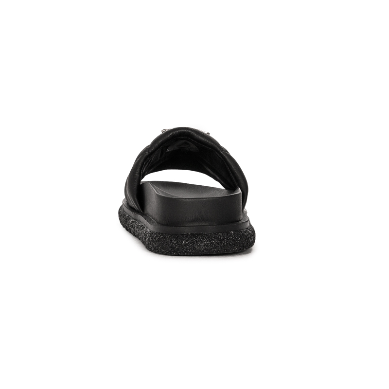Venezia Eri Black platform slides