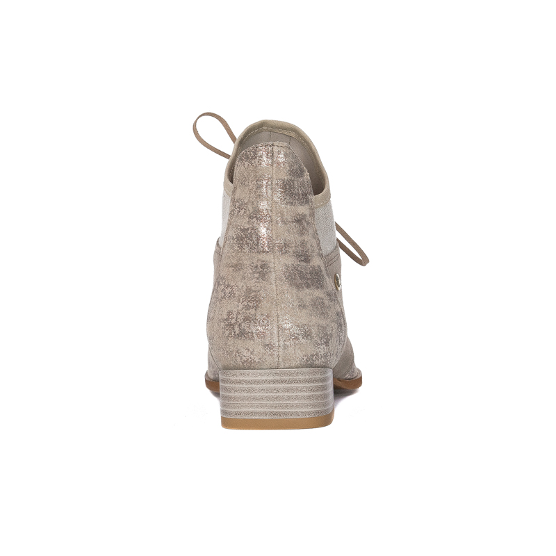 Maciejka Dark Beige Lace-up Boots