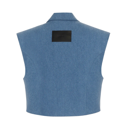 Opra Women's Vest Basima Indigo