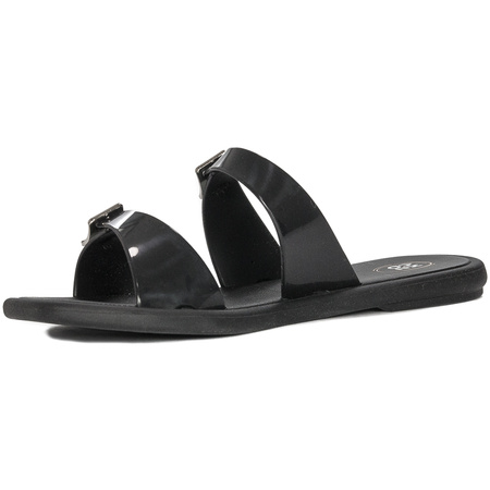 Zaxy Klapki damskie Reconhecer Ener Slide Black Czarne