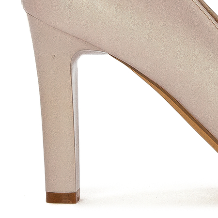 Sergio Leone Nude Perl PU Pumps
