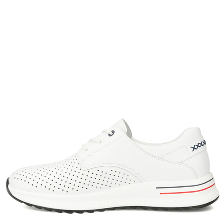 Filippo Skórzane Sneakersy Damskie Białe DP6022-26-WH
