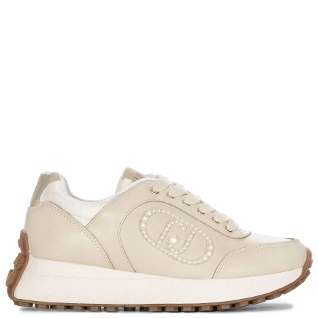 Liu Jo Women's Platform Sneakers Cream