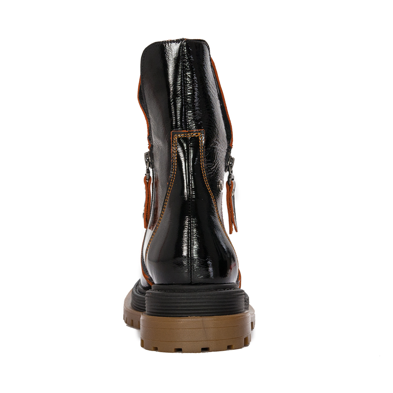 Maciejka 05747-18/00-7 Black+Orange Boots