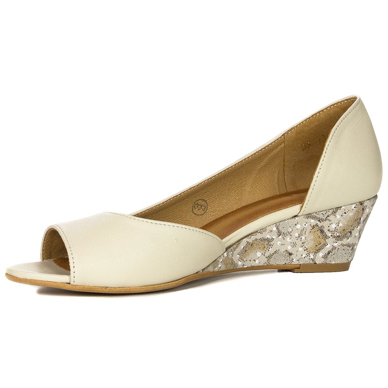Maciejka 01304-53-00-1 Beige Gold Flat Shoes