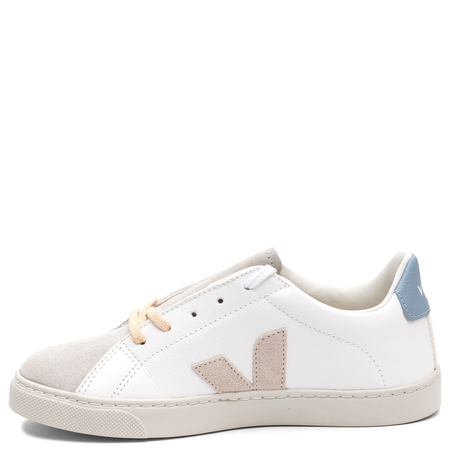 Veja Sneakersy damskie skórzane White Sable Steel białe
