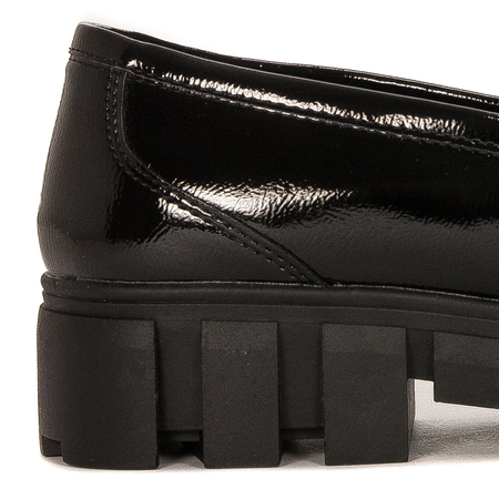 Sergio Leone Women's Black loafers shoes