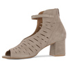 Maciejka Women's Leather Boots Beige