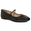 Inuovo Women's Leather Ballerinas Black