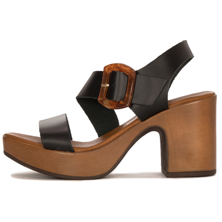 Maciejka Black Women's Slides