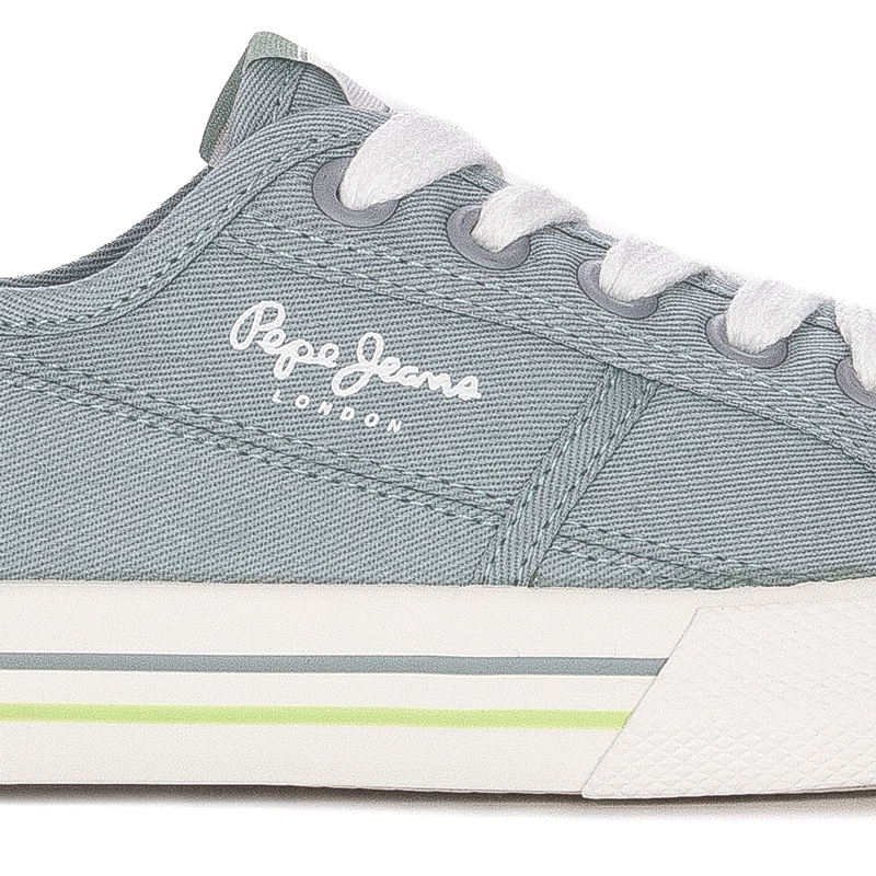 Trampki tenisówki damskie Pepe Jeans Brandy W Basic Pacific Blue