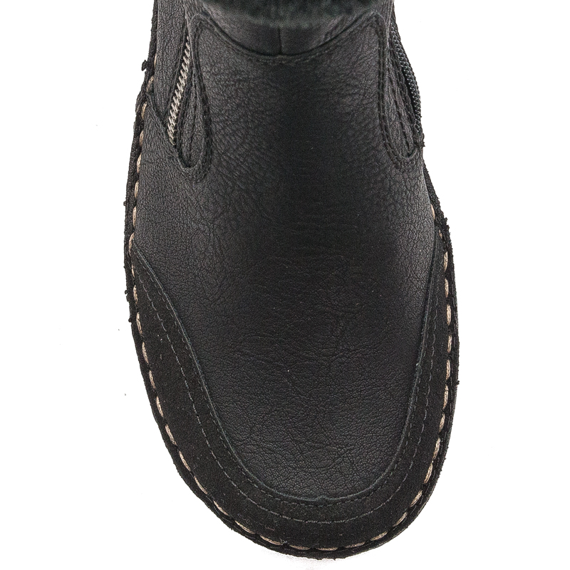 Rieker 73371-00 warned Black Boots