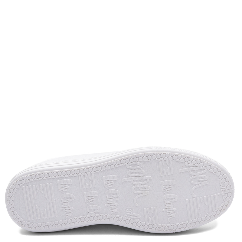 Lee Cooper Openwork Lace Platform Sneakers White LCW-26-44-4485L