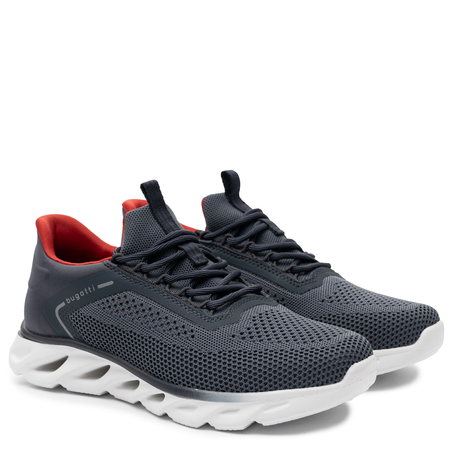 Bugatti Dynamic Series Sneakersy Sportowe Męskie Granatowe TT153085-DAR-BLUE
