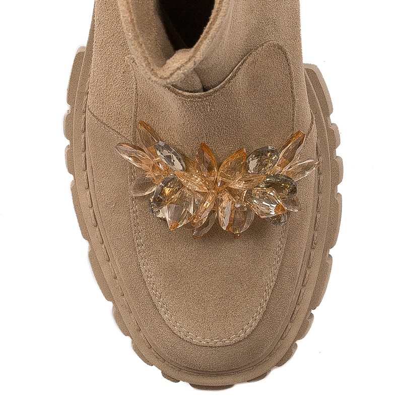 Maciejka Beige Corda Women's Boots