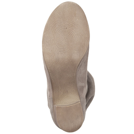 Maciejka Women's Leather Velour Boots Beige