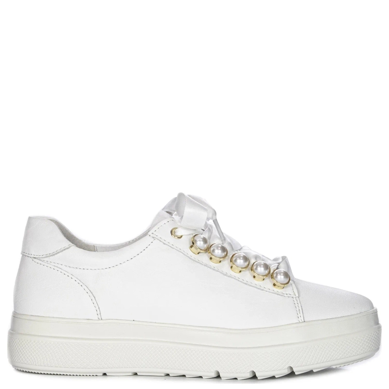Maciejka Women's Leather Sneakers White