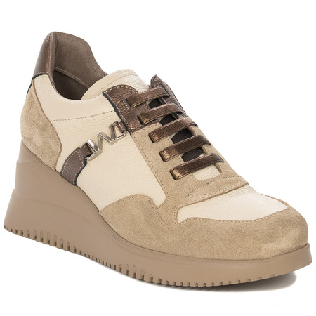 Wonders Sneakersy Półbuty damskie Eva Beige Cream