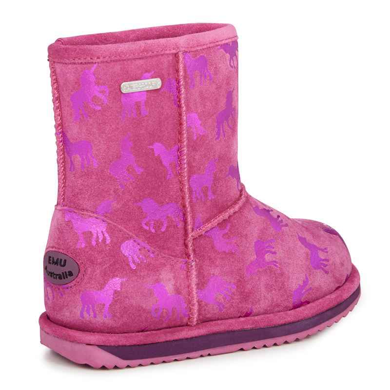 EMU Australia Rainbow Unicorn Brumby K12373 Deep Pink
