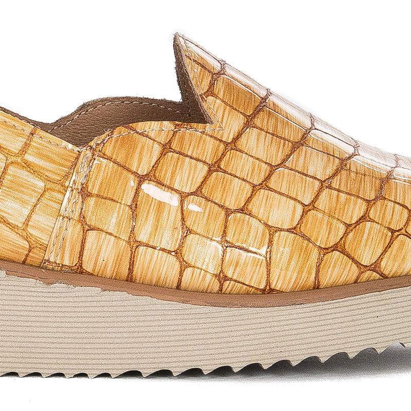 Maciejka Women's leather shoes Yellow