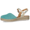 Maciejka Women's Leather Sandals Turquoise
