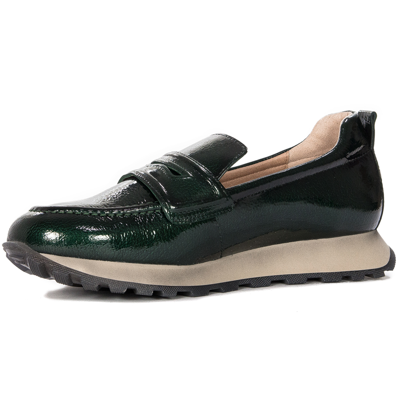 Hispanitas HI233012-C033 Greesn Women's Loafers