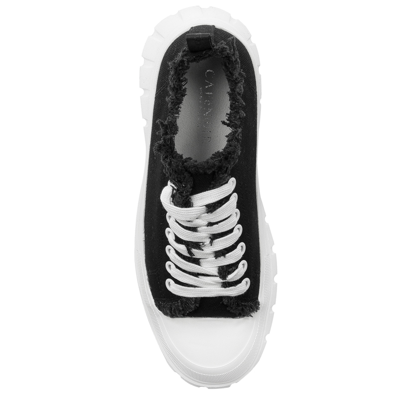 CAFENOIR Półbuty Damskie Sneakersy Nero