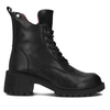Filippo Black Leather Women's Boots