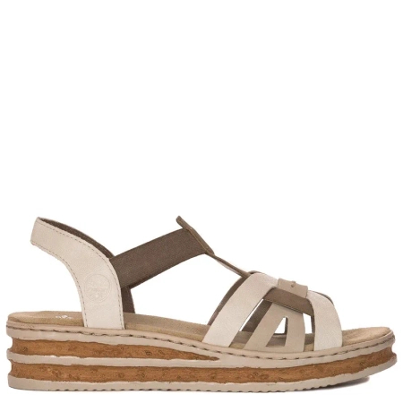 Rieker Women's White Sandals