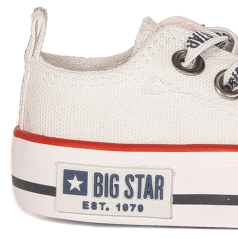 Big Star Trampki dziecięce niemowlęce White białe