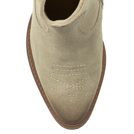 Maciejka pistachio velor Women's Boots