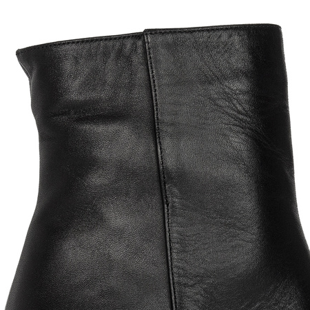 Leather Boccato boots on the Black post